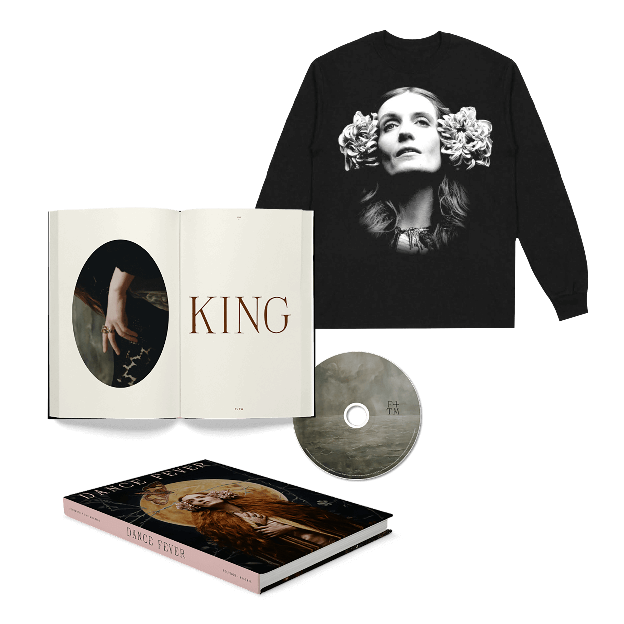 Florence + the Machine Dance Fever Deluxe CD + Gothic Flower Longsleeve 107501