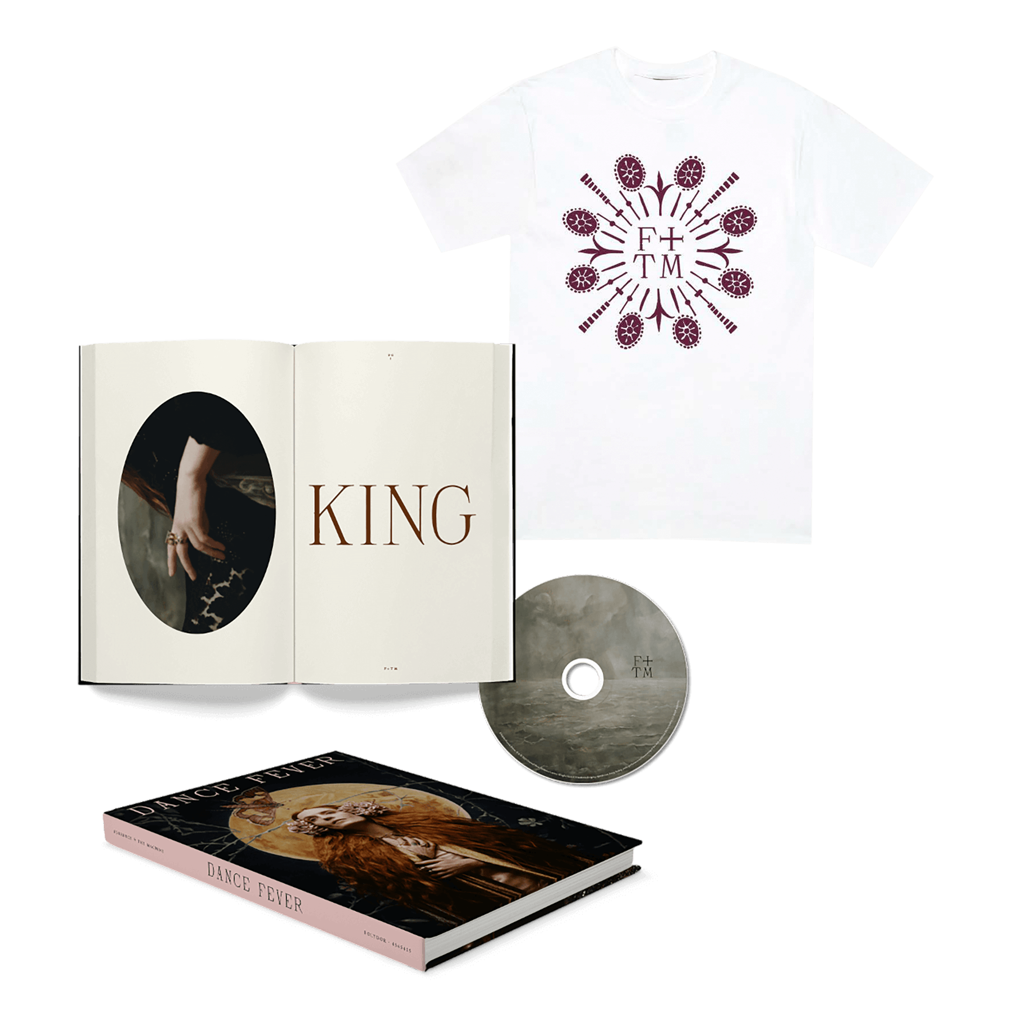 Florence + the Machine Dance Fever Deluxe CD + Monogram T-Shirt 39657
