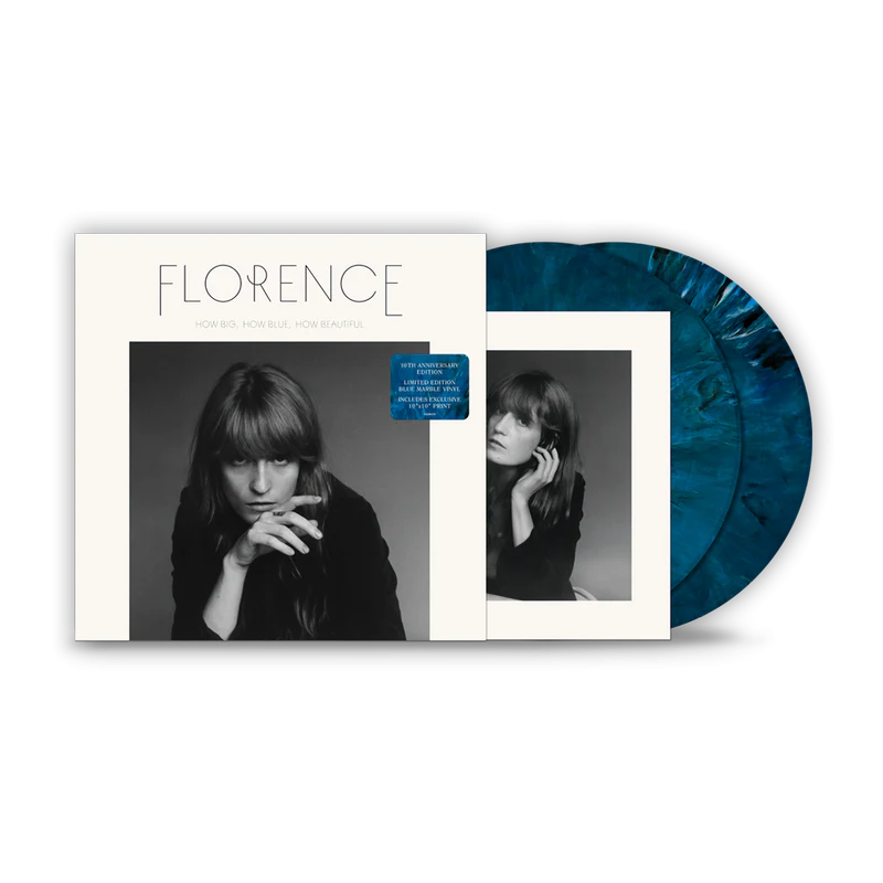 Florence + the Machine How Big, How Blue, How Beautiful - 10th Anniversary Edition Vinyl 2LP + 10" x 10" Print 410343
