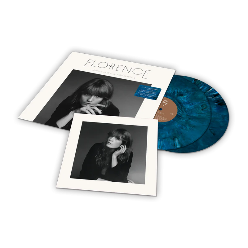 Florence + the Machine How Big, How Blue, How Beautiful - 10th Anniversary Edition Vinyl 2LP + 10" x 10" Print 410346