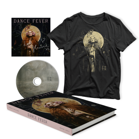 Dance Fever by Florence + the Machine - Deluxe CD + T-Shirt Bundle + Signed Card - shop now at Florence and the Machine store
