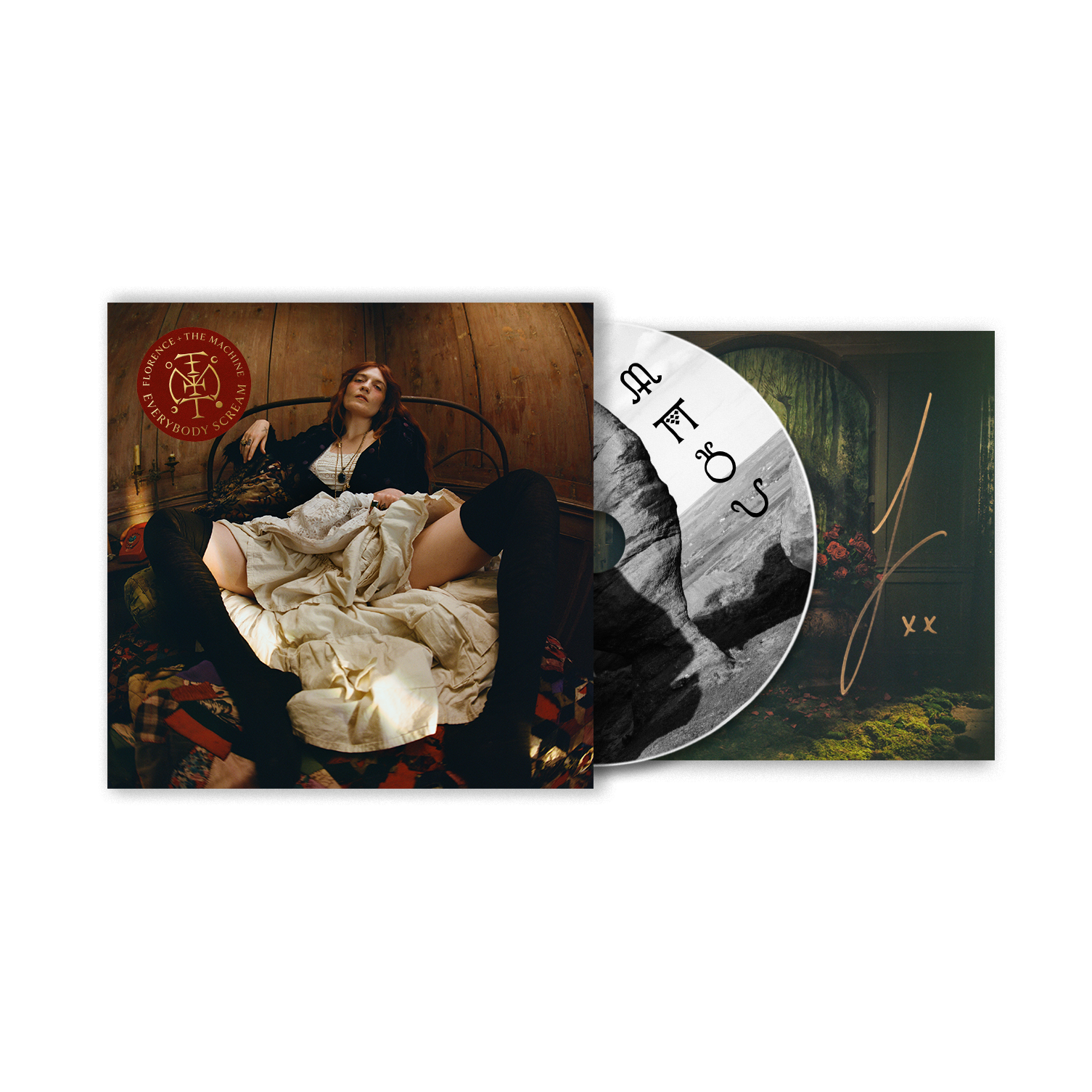 Florence + the Machine Everybody Scream CD + Signed Art Card CD-Bundle 421634