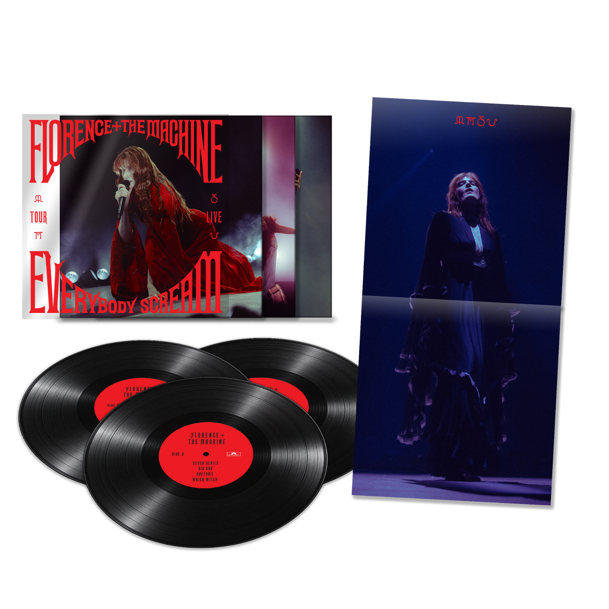Florence + the Machine Everybody Scream Tour Live Standard 3LP 464691